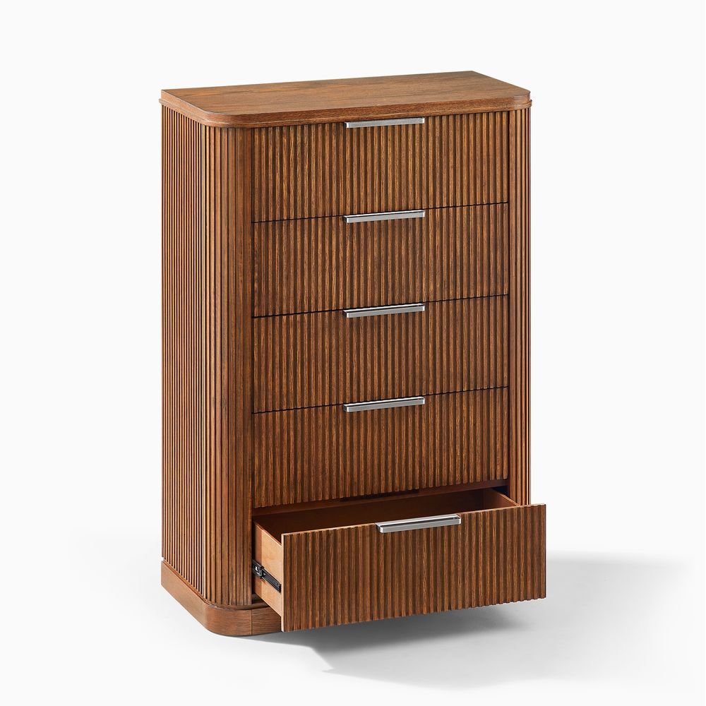Toren 5 - Drawer Fluted Chest, 100 cm - Exclusivia