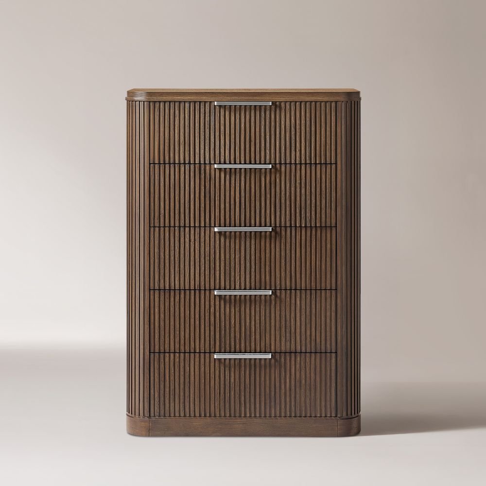 Toren 5 - Drawer Fluted Chest, 100 cm - Exclusivia