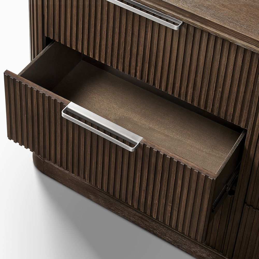 Toren 6 - Drawer Fluted Dresser, 160 cm - Exclusivia