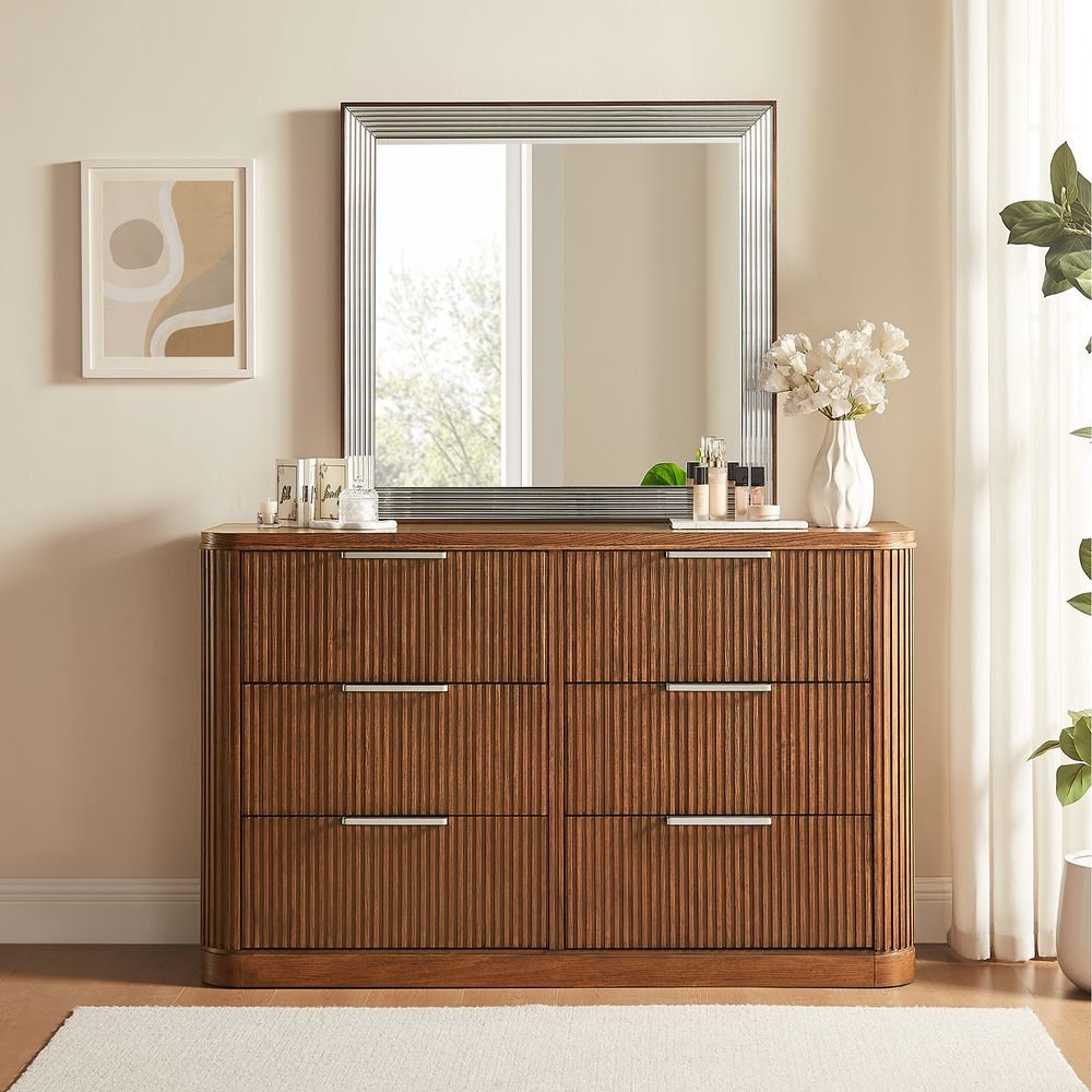Toren 6 - Drawer Fluted Dresser, 160 cm - Exclusivia