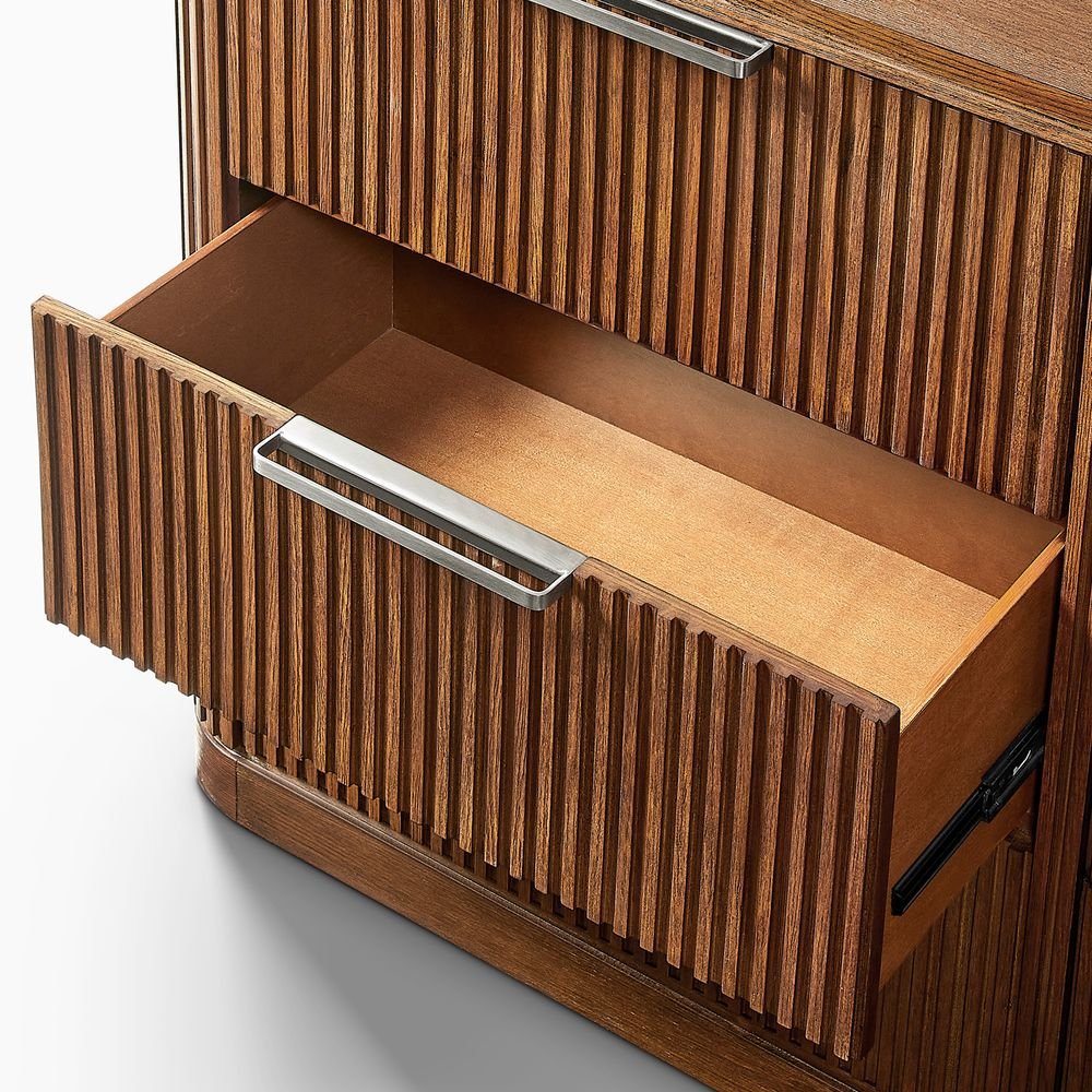 Toren 6 - Drawer Fluted Dresser, 160 cm - Exclusivia