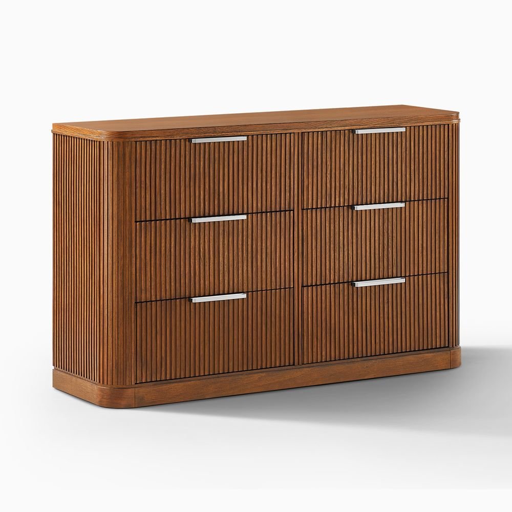 Toren 6 - Drawer Fluted Dresser, 160 cm - Exclusivia