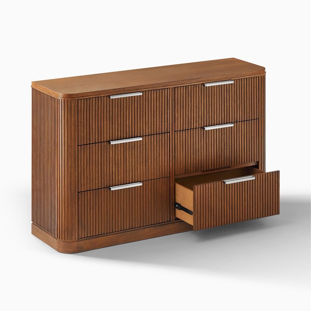 Toren 6 - Drawer Fluted Dresser, 160 cm - Exclusivia