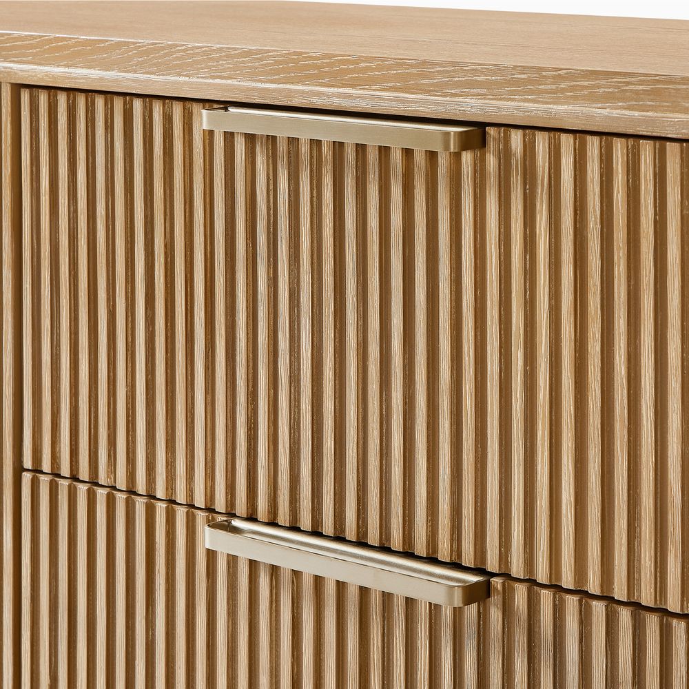 Toren 6 - Drawer Fluted Dresser, 160 cm - Exclusivia