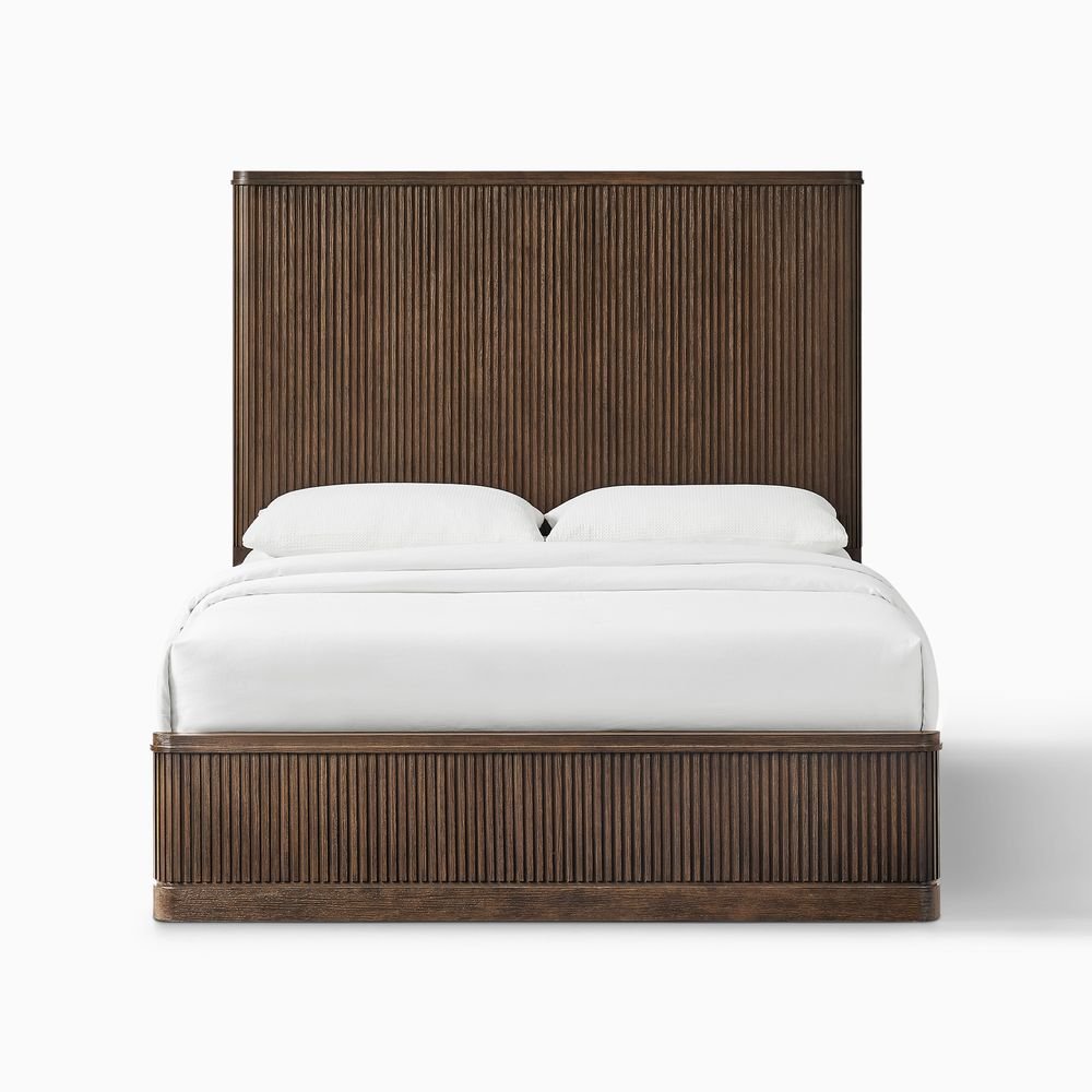Toren Fluted Bed, Queen & King - Exclusivia
