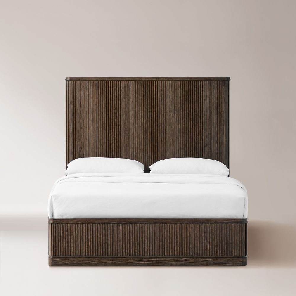 Toren Fluted Bed, Queen & King - Exclusivia