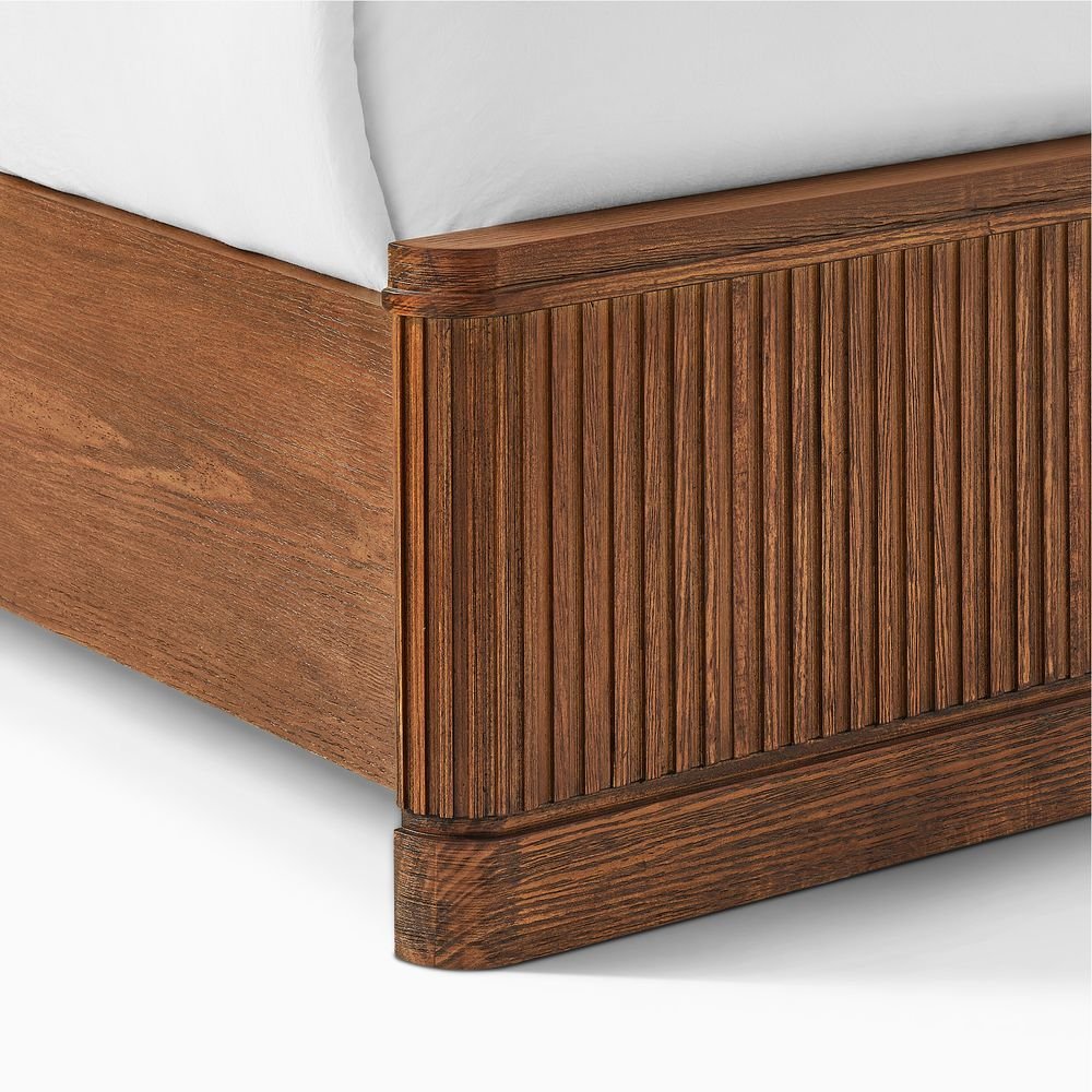 Toren Fluted Bed, Queen & King - Exclusivia