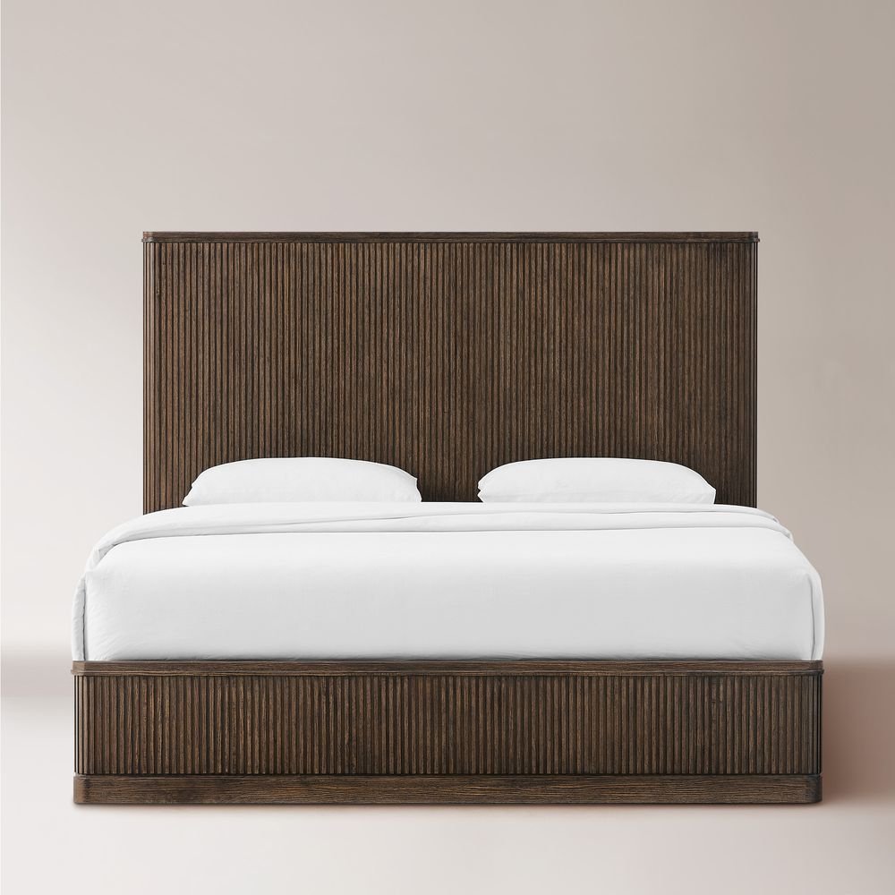 Toren Fluted Bed, Queen & King - Exclusivia