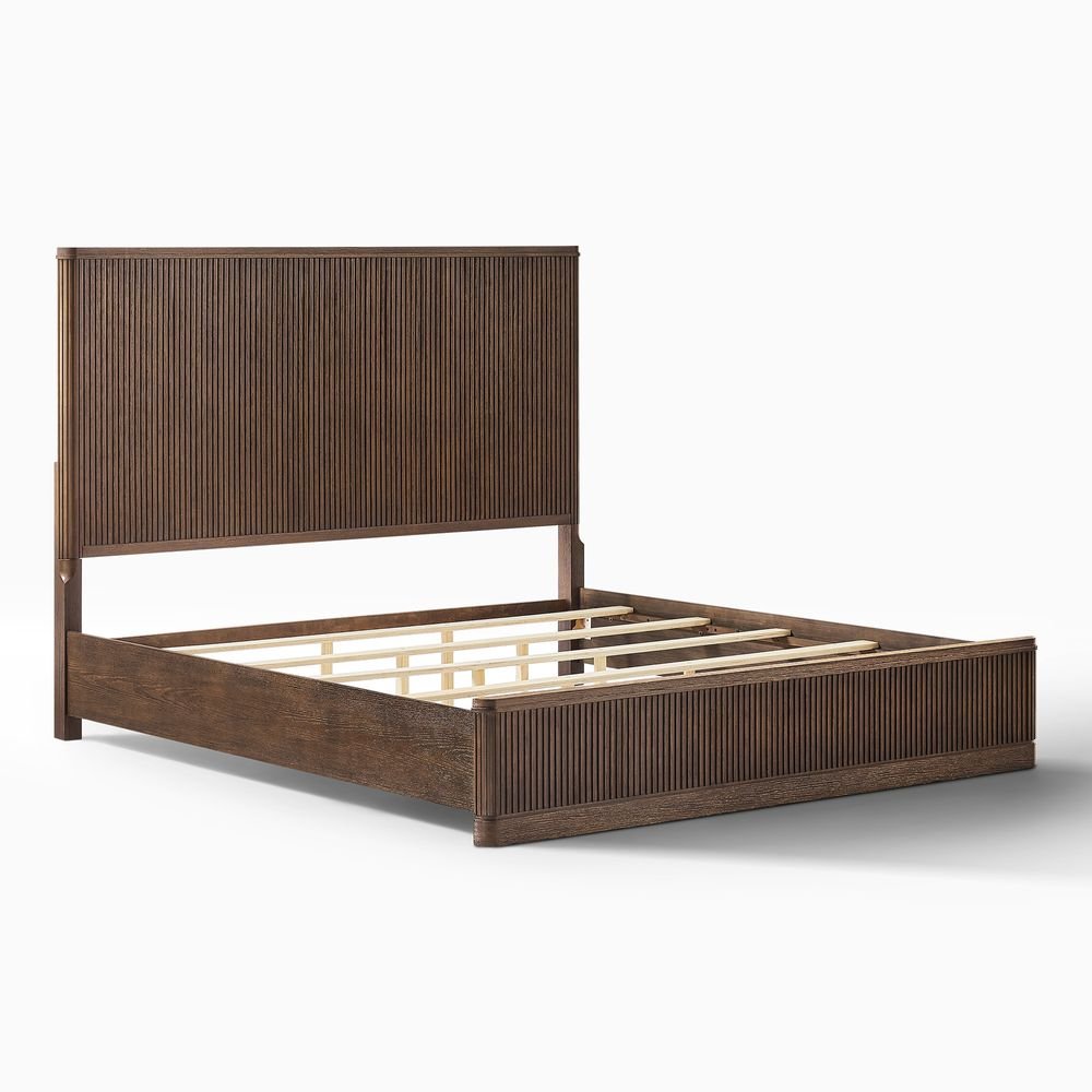 Toren Fluted Bed, Queen & King - Exclusivia