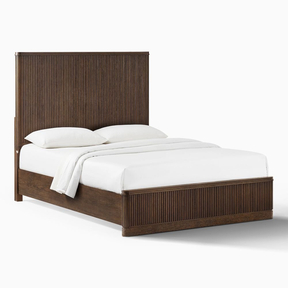 Toren Fluted Bed, Queen & King - Exclusivia