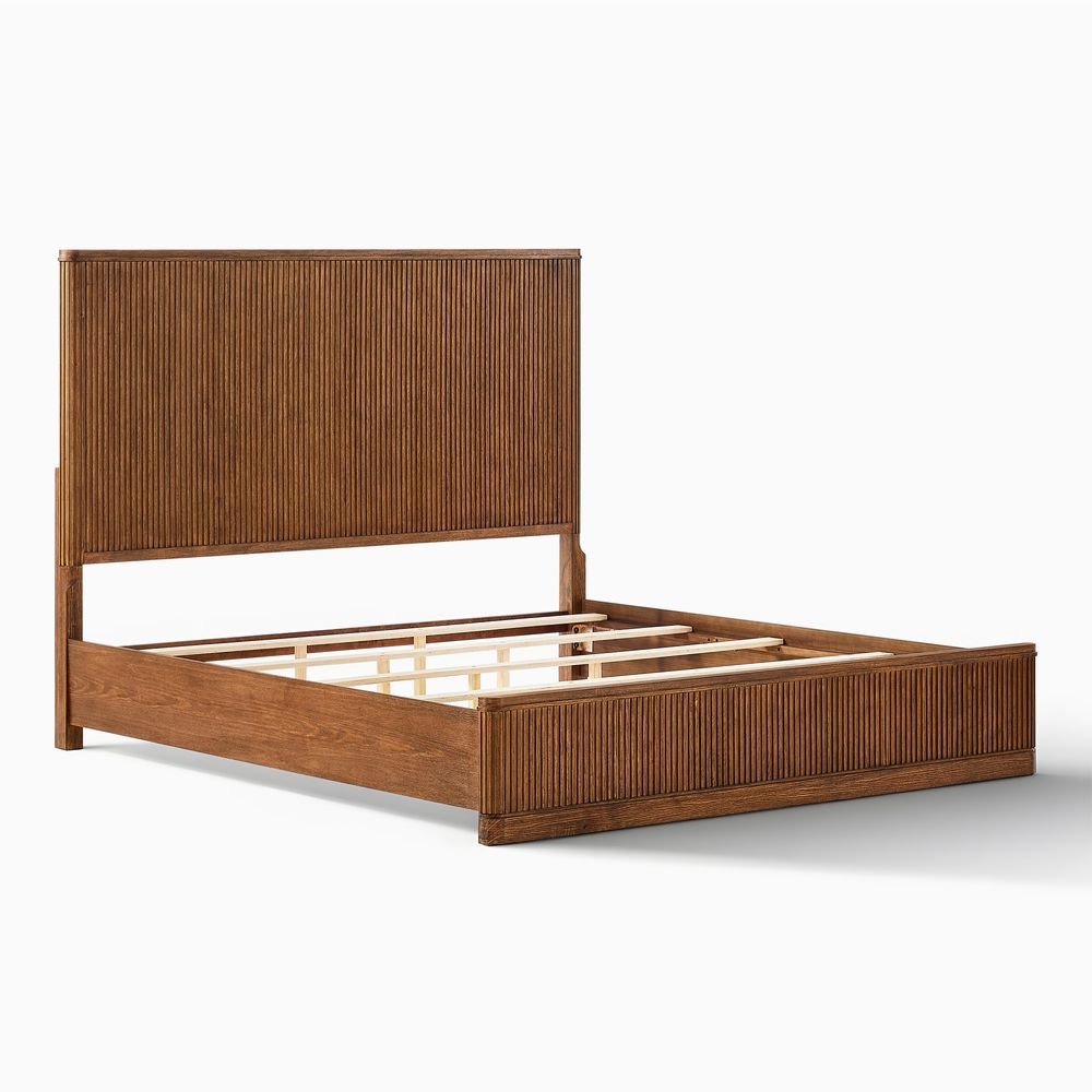 Toren Fluted Bed, Queen & King - Exclusivia