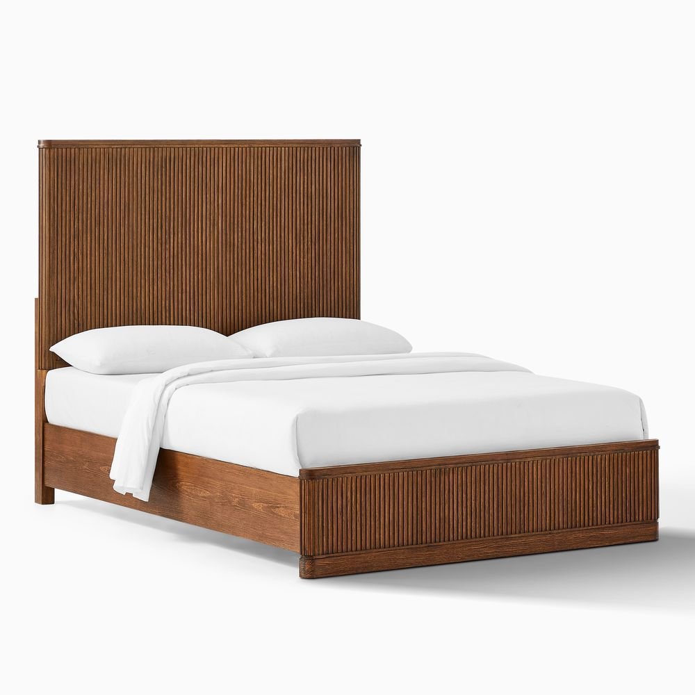 Toren Fluted Bed, Queen & King - Exclusivia