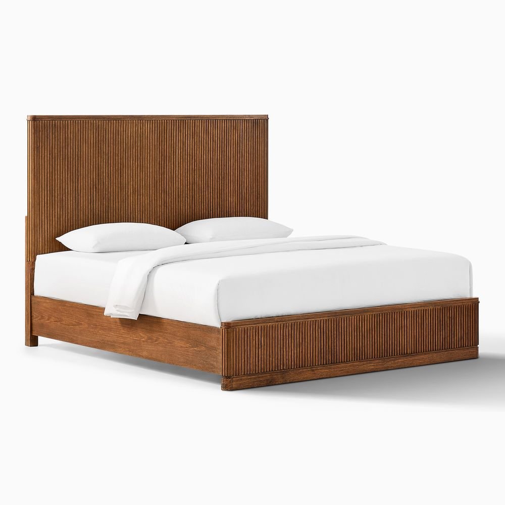 Toren Fluted Bed, Queen & King - Exclusivia