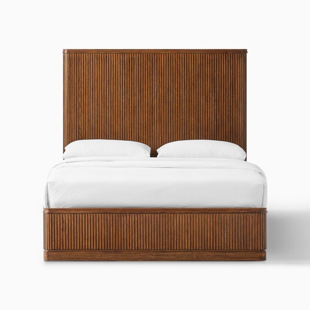 Toren Fluted Bed, Queen & King - Exclusivia