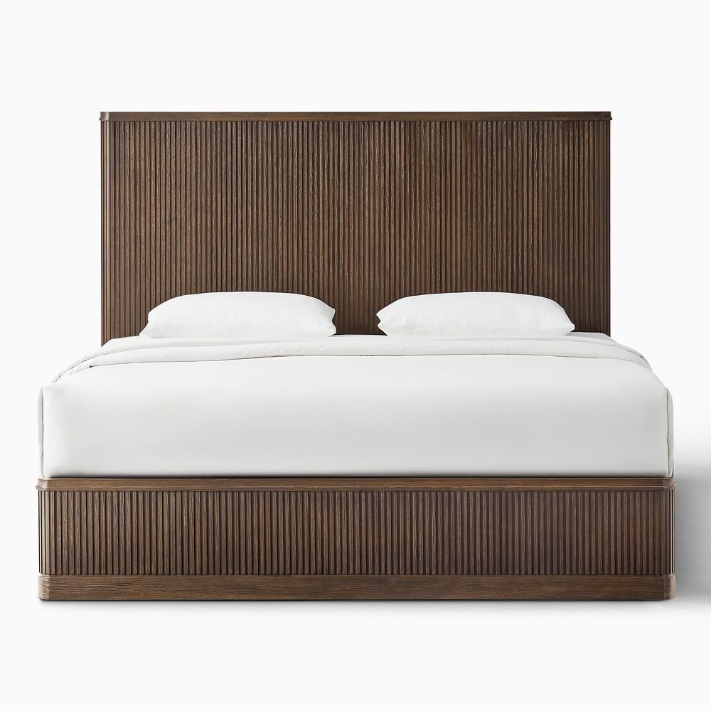 Toren Fluted Bed, Queen & King - Exclusivia
