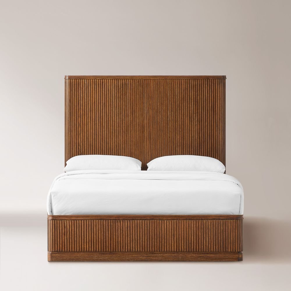Toren Fluted Bed, Queen & King - Exclusivia