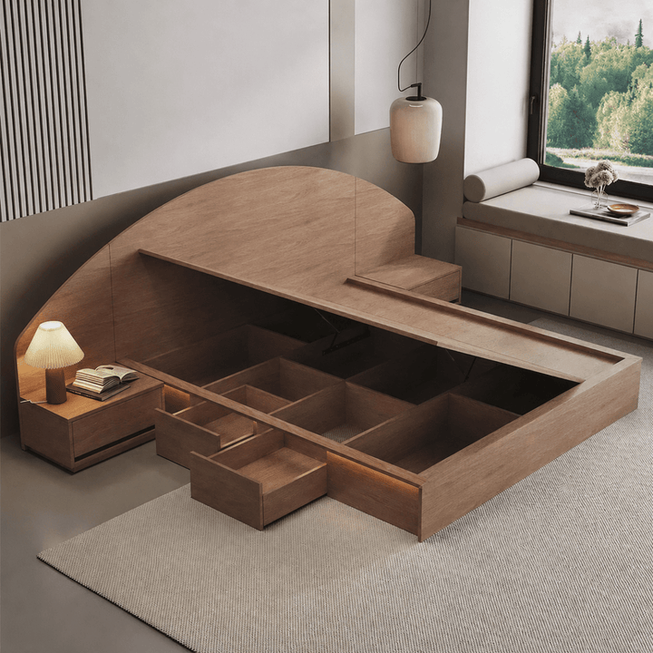 Tova Japandi Storage Bedframe - Exclusivia