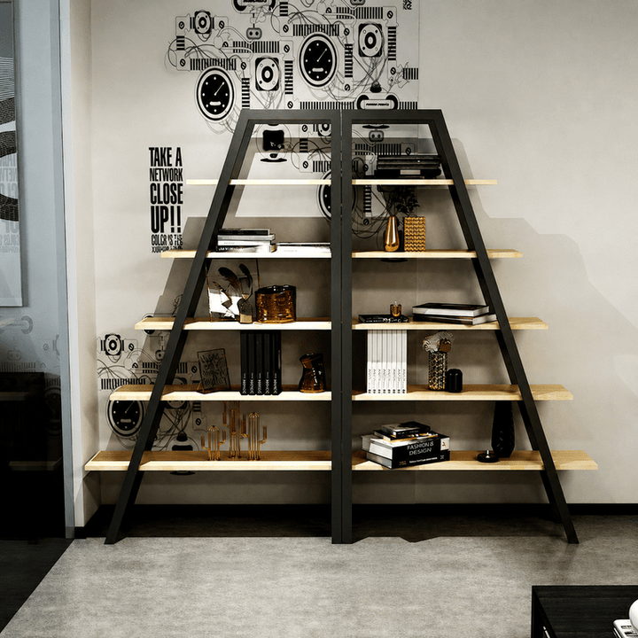 TRUSS Modern Industrial Ladder Display Shelf - Exclusivia