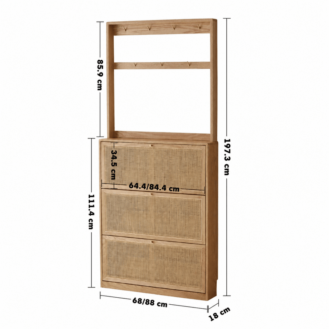 VALLA Ultra Thin Shoe Cabinet - Exclusivia