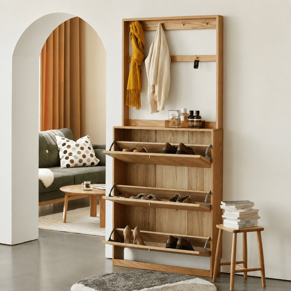 VALLA Ultra Thin Shoe Cabinet - Exclusivia