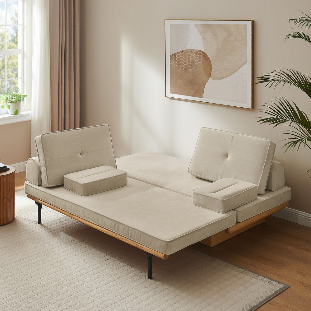 Varin Solid Wood Sofa Bed - Exclusivia