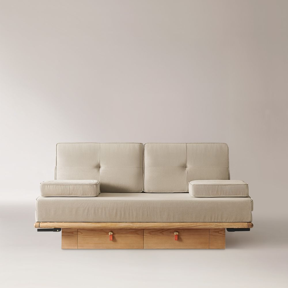 Varin Solid Wood Sofa Bed - Exclusivia