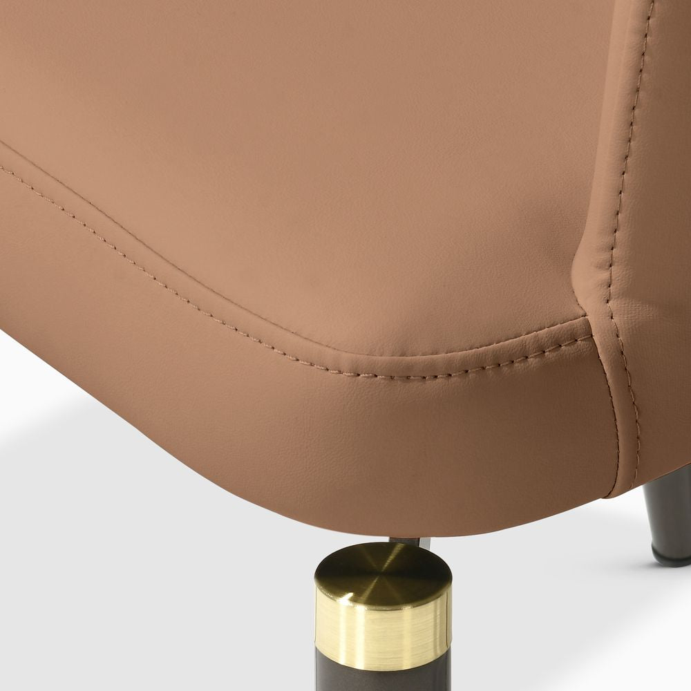 Velin Armrest Leather Dining Chairs (Set of 2) - Exclusivia