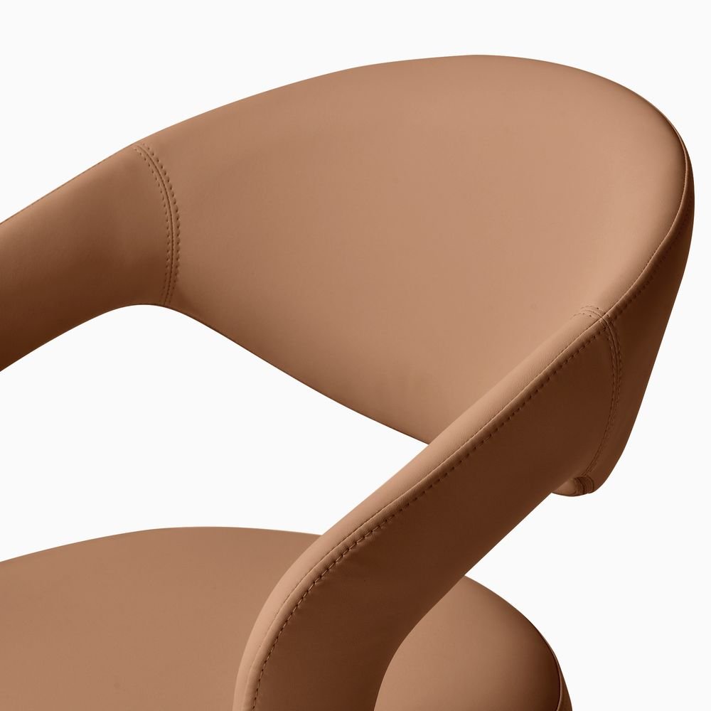 Velin Armrest Leather Dining Chairs (Set of 2) - Exclusivia