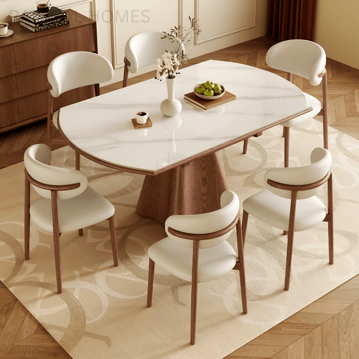 VELORA Modern Sintered Stone Extendable Dining Table - Exclusivia