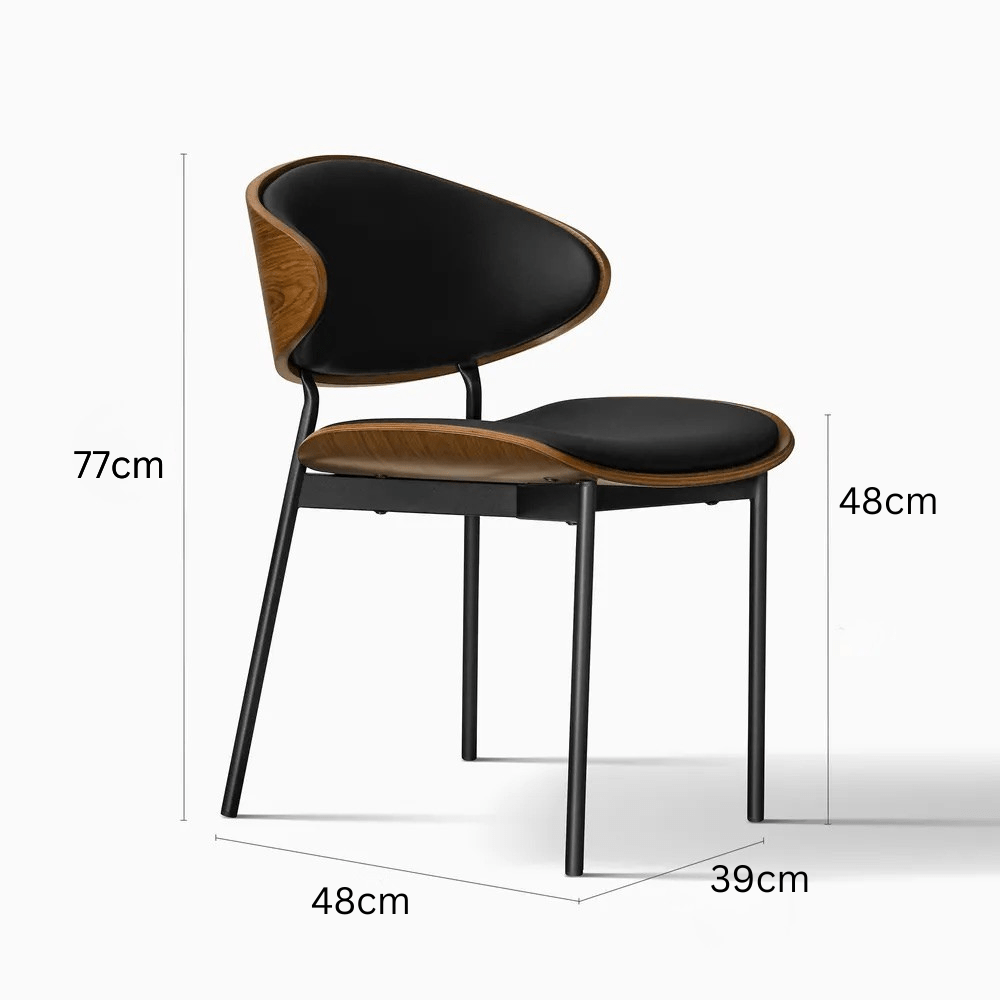 VENN Leather Dining Chair - Exclusivia