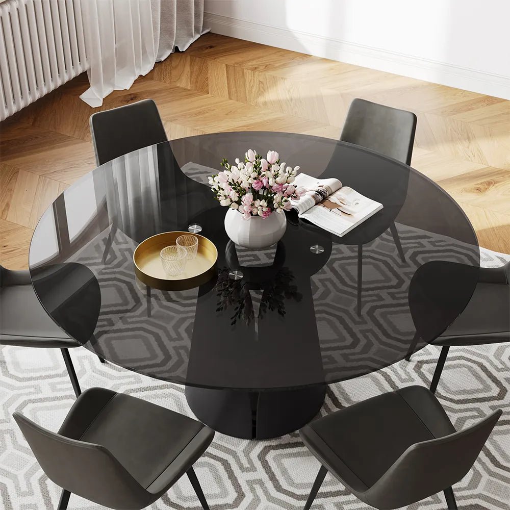 Vera Halo Stone Dining Table - Exclusivia