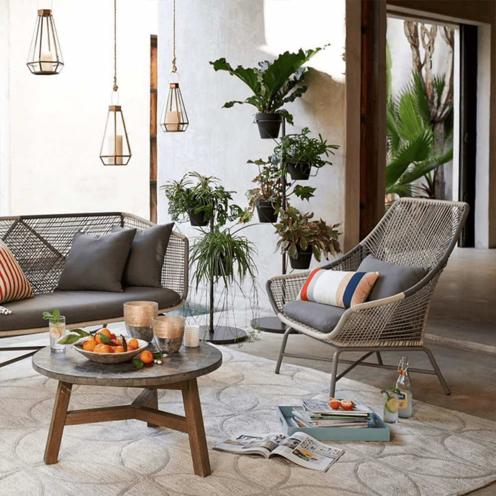 VERANO Outdoor Rope Weave Lounge Set - Exclusivia