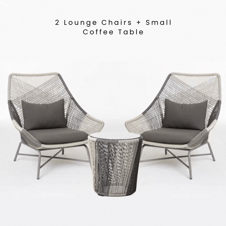 VERANO Outdoor Rope Weave Lounge Set - Exclusivia