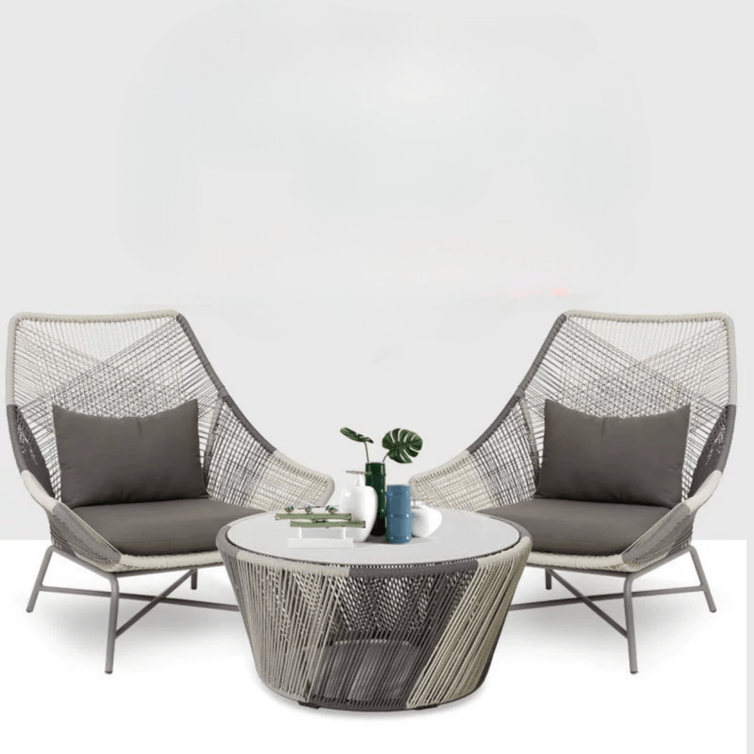 VERANO Outdoor Rope Weave Lounge Set - Exclusivia