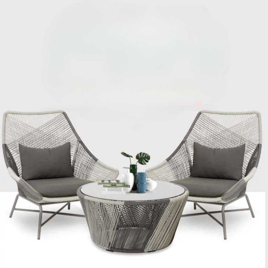 VERANO Outdoor Rope Weave Lounge Set - Exclusivia