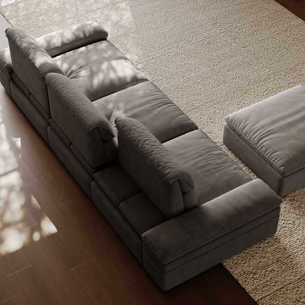 VerdeFlex Deep Modular Sectional Sofa - Exclusivia