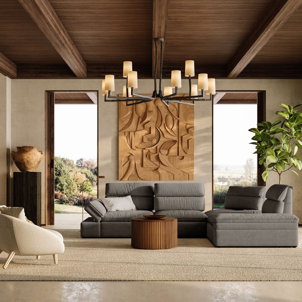 VerdeFlex Deep Modular Sectional Sofa - Exclusivia