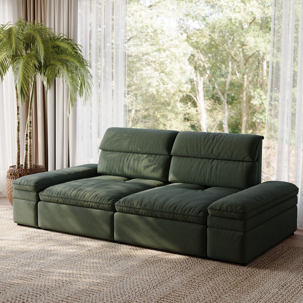 VerdeFlex Deep Modular Sectional Sofa - Exclusivia