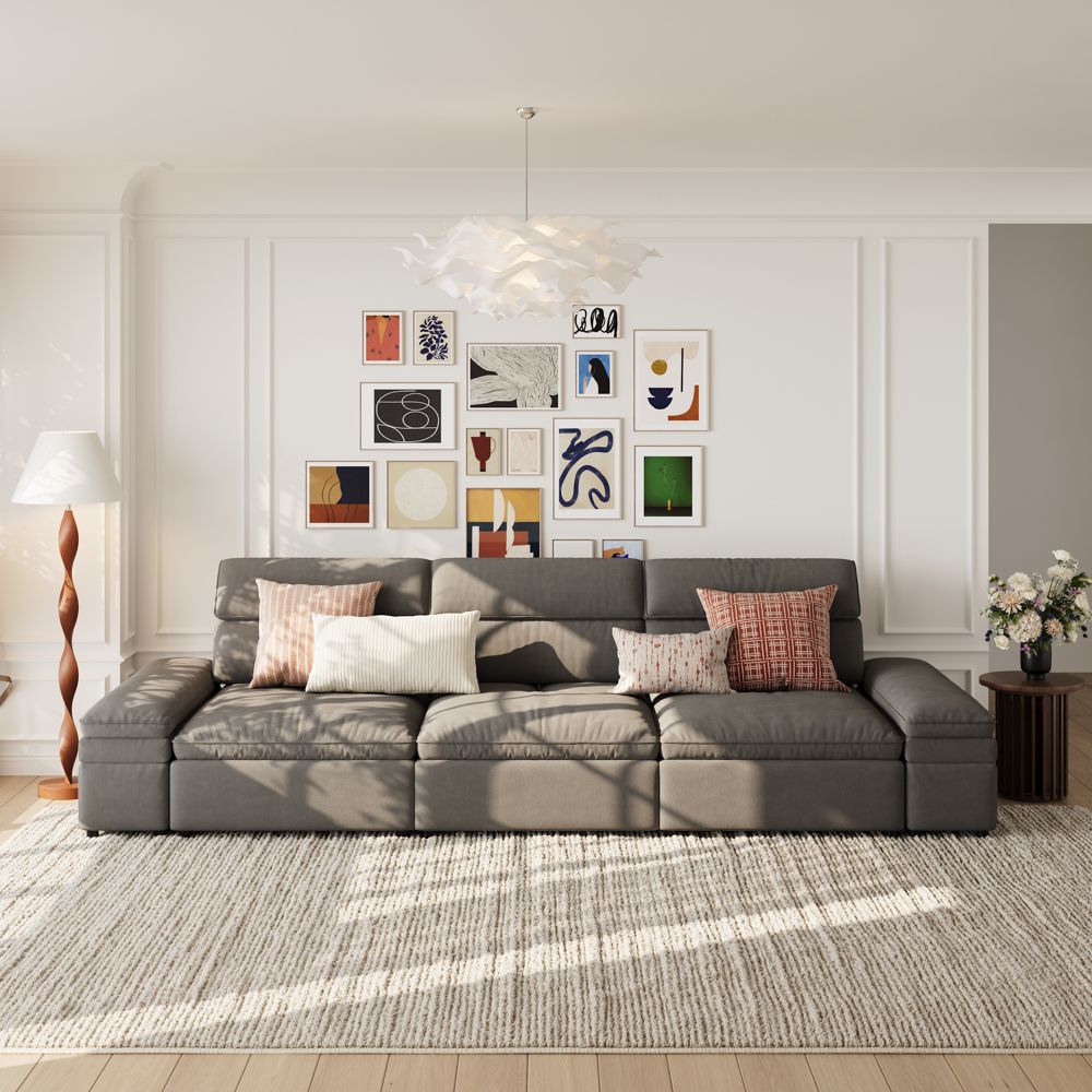 VerdeFlex Deep Modular Sectional Sofa - Exclusivia