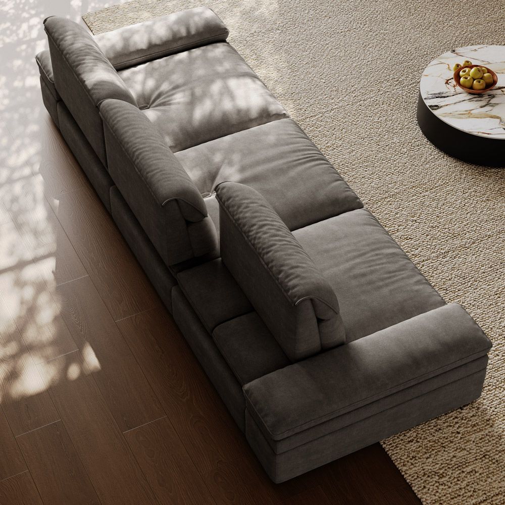 VerdeFlex Deep Modular Sectional Sofa - Exclusivia