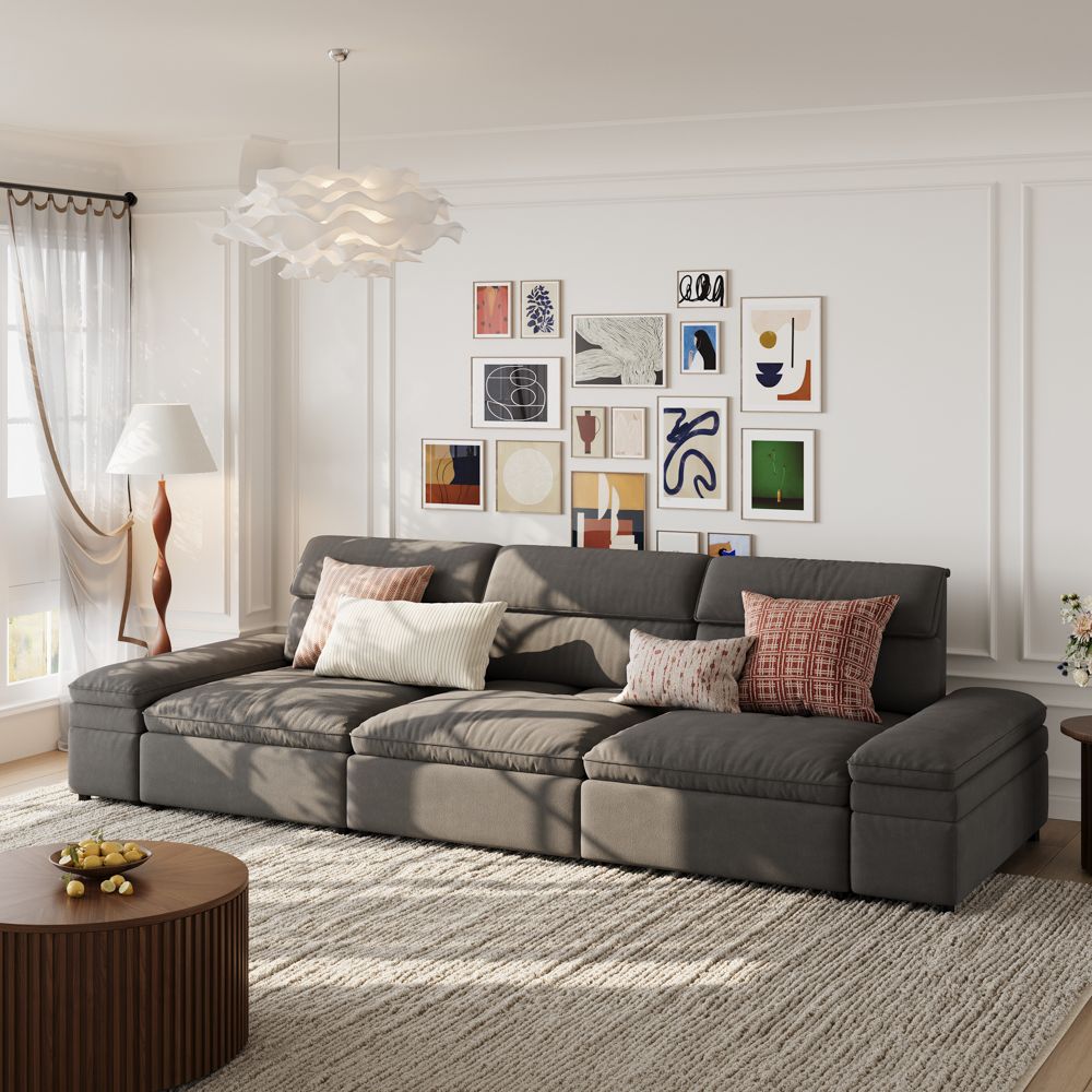 VerdeFlex Deep Modular Sectional Sofa - Exclusivia