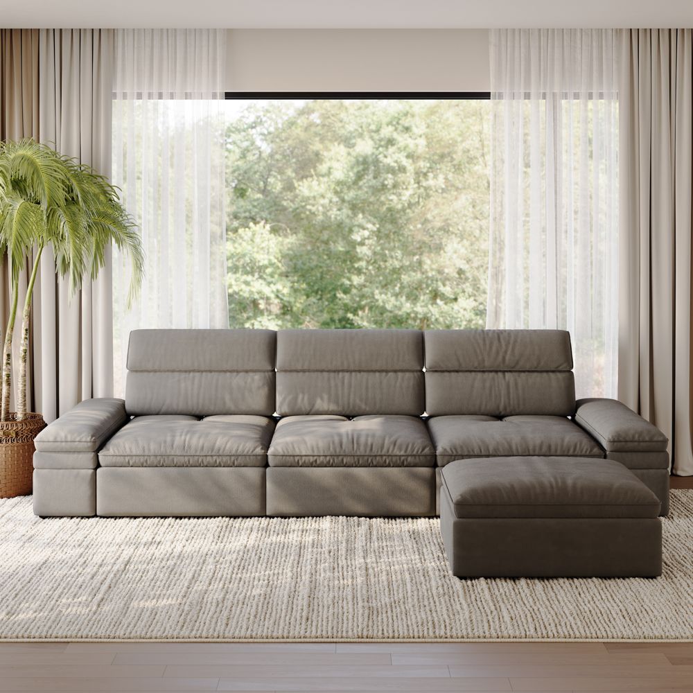 VerdeFlex Deep Modular Sectional Sofa - Exclusivia