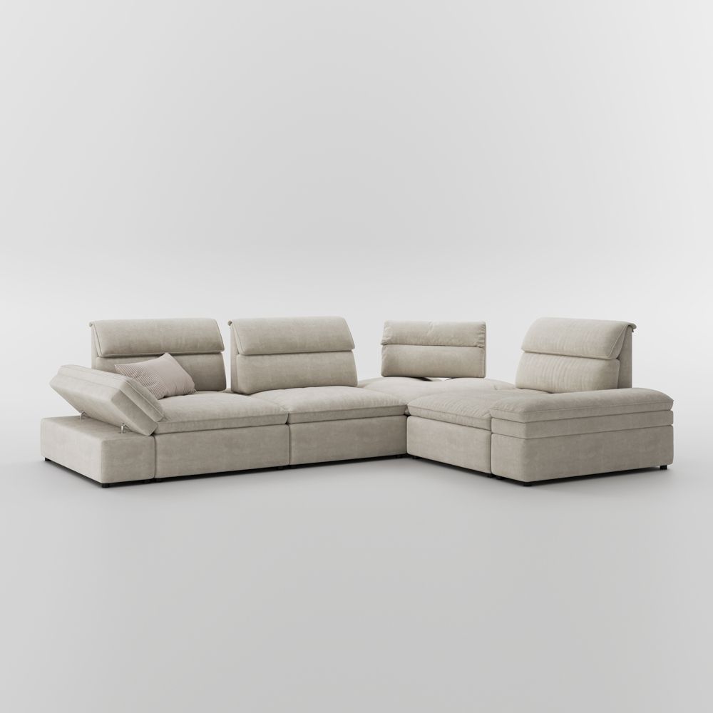 VerdeFlex Deep Modular Sectional Sofa - Exclusivia