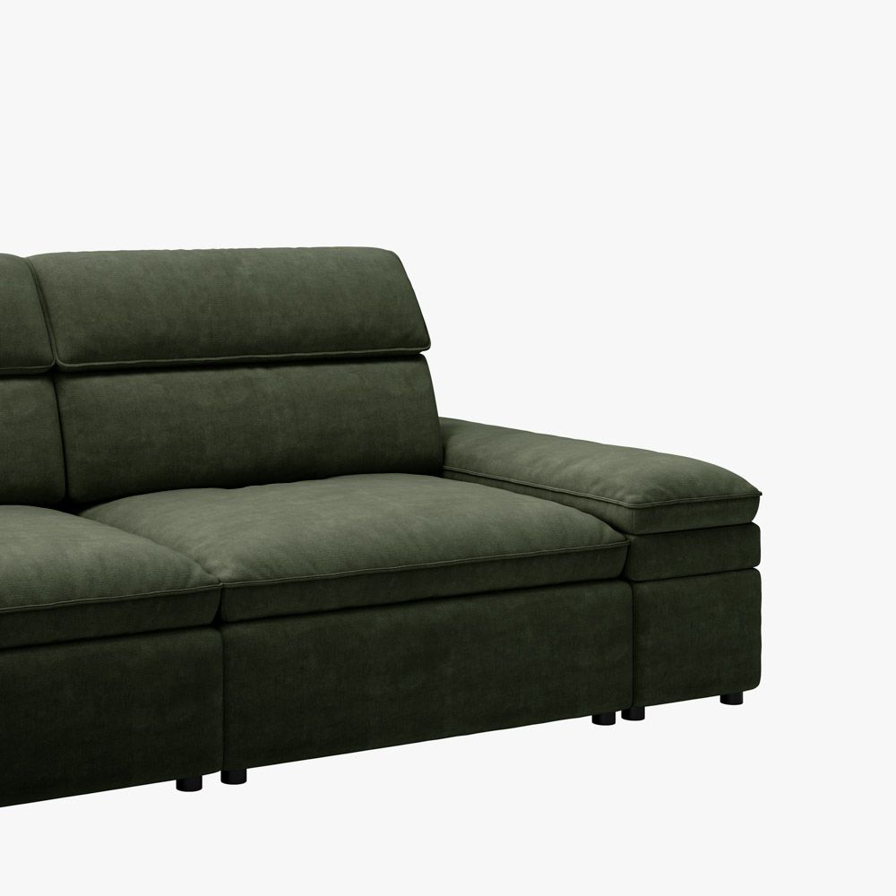 VerdeFlex Deep Modular Sectional Sofa - Exclusivia