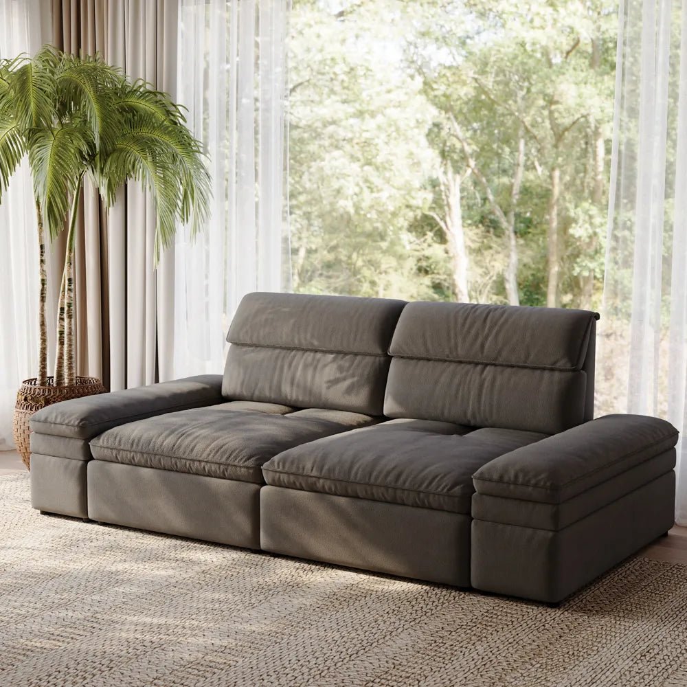 VerdeFlex Deep Modular Sectional Sofa - Exclusivia