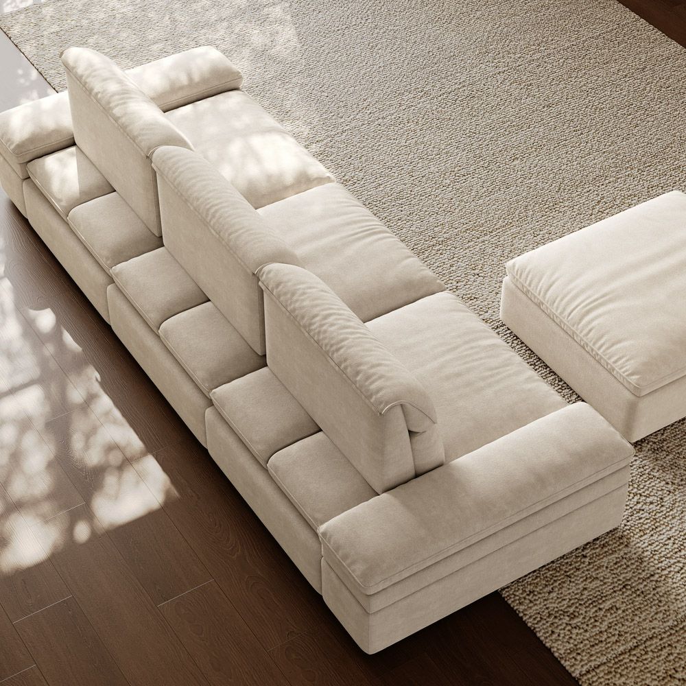 VerdeFlex Deep Modular Sectional Sofa - Exclusivia