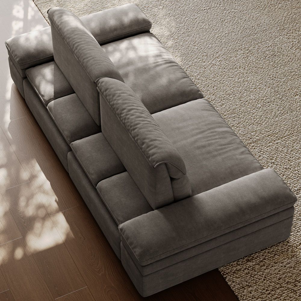 VerdeFlex Deep Modular Sectional Sofa - Exclusivia