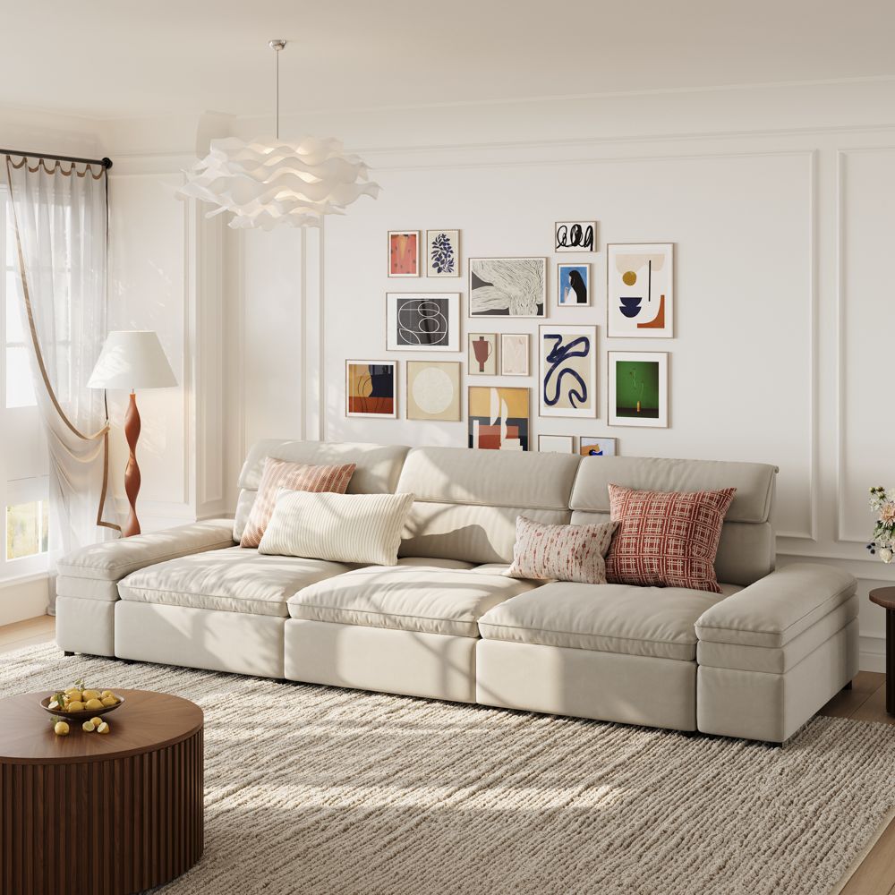 VerdeFlex Deep Modular Sectional Sofa - Exclusivia