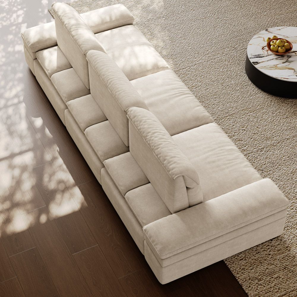 VerdeFlex Deep Modular Sectional Sofa - Exclusivia