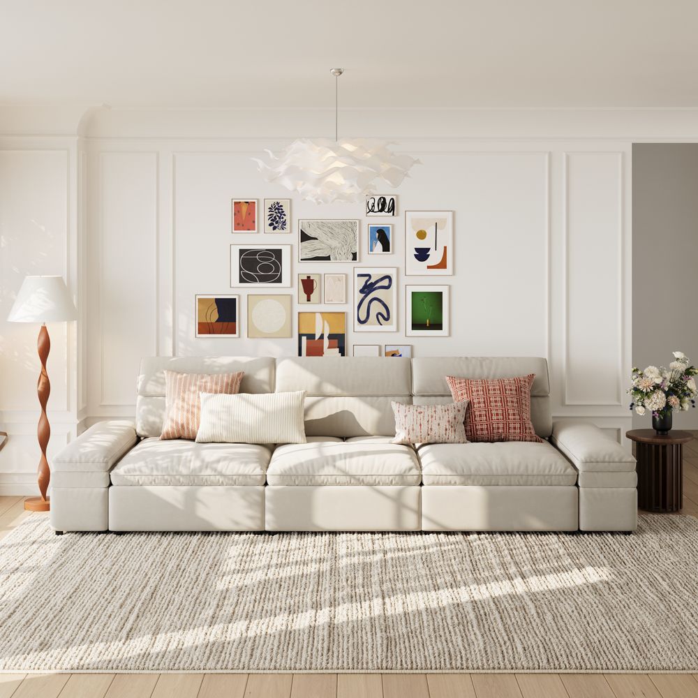 VerdeFlex Deep Modular Sectional Sofa - Exclusivia